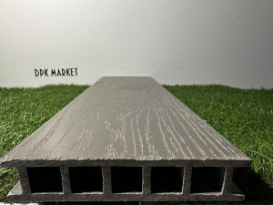 Террасная доска из ДПК Savewood Fagus тангенциальный распил пепельный